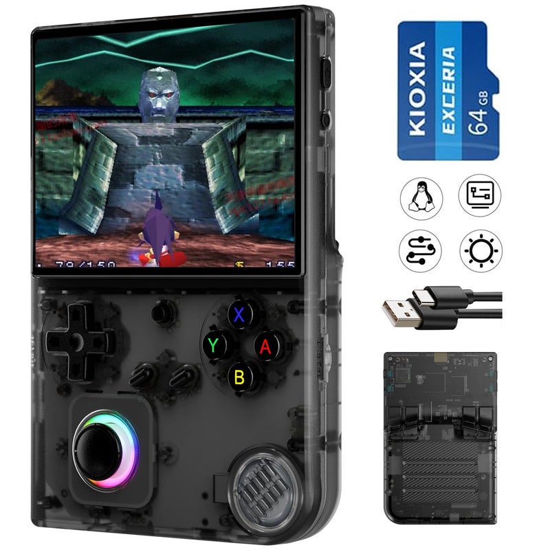 Aivuidbs RG40XX V Handheld Game Console RG 40XXV 4.0'' IPS Screen with 64G TF Card Pre-Installed 5223 Games Supports 5G WiFi 4.2 Bluetooth Online Fighting,Streaming and HDMI Retro Emulator RG40XX - Image 1